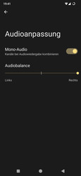 Sound adjustments (German: Audioanpassung)