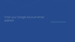 Enter your Google Account email address
