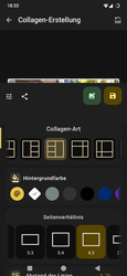 Screenshot #2: Collage settings