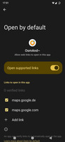 OsmAnd app information: Open by default