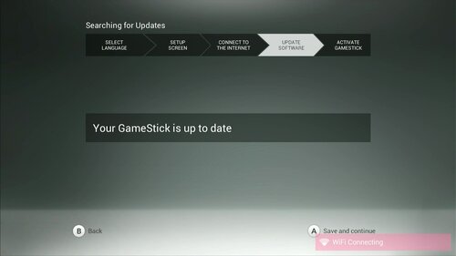 PlayJam GameStick OOBE Firmware Update Check