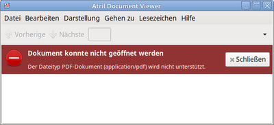 Atril cannot open PDF files