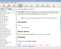 xCHM showing array_shift