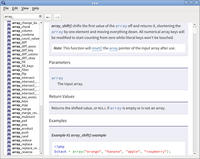 Zeal showing array_shift